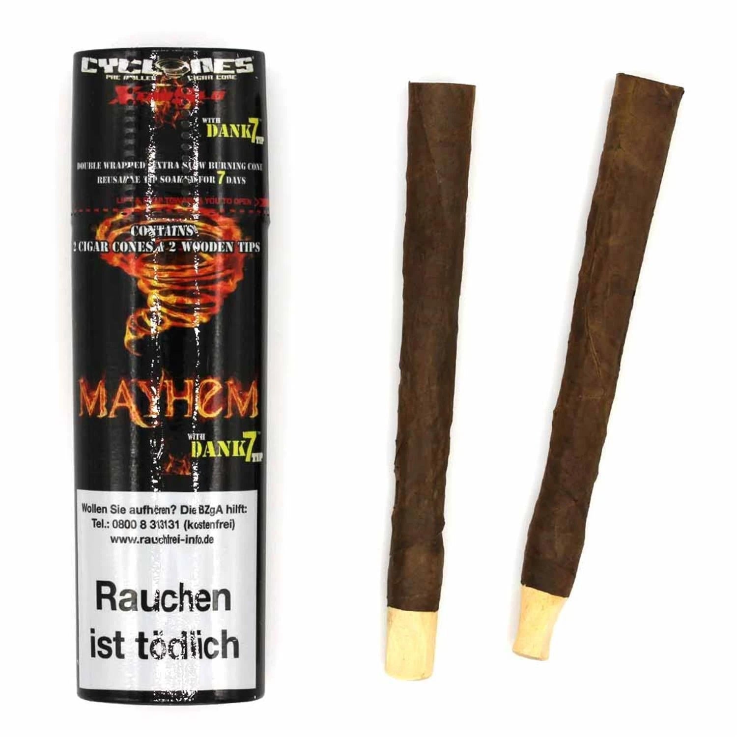 Cyclones Blunts Xtra Slow - Dank 7 Tip - Pre Rolled Cyclones